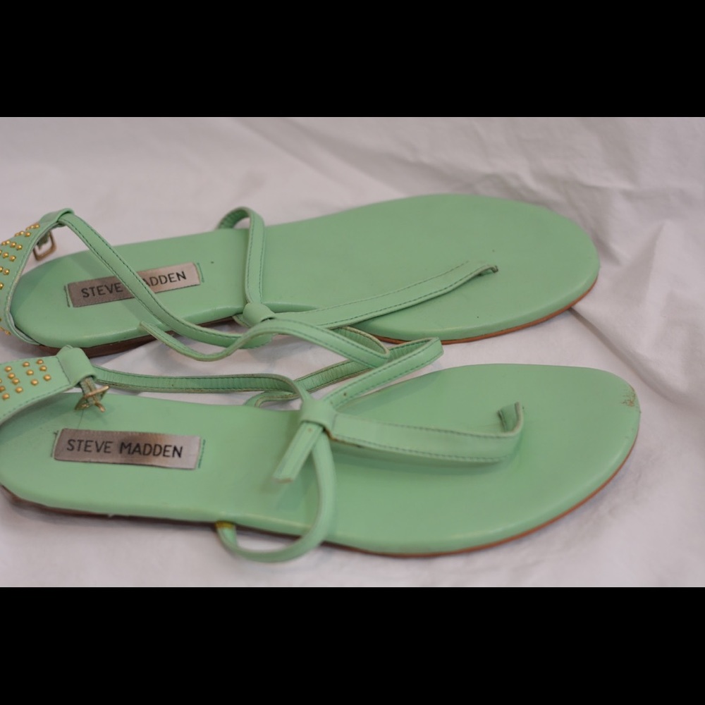 Steve Madden Mint Green Sandals